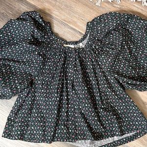 DOEN FLORAL PRINT BLOUSE